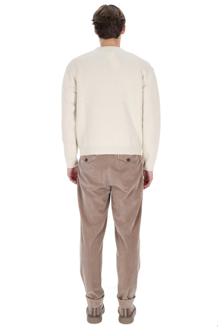 Maison Kitsuné Merino Wool Crewneck Sweater