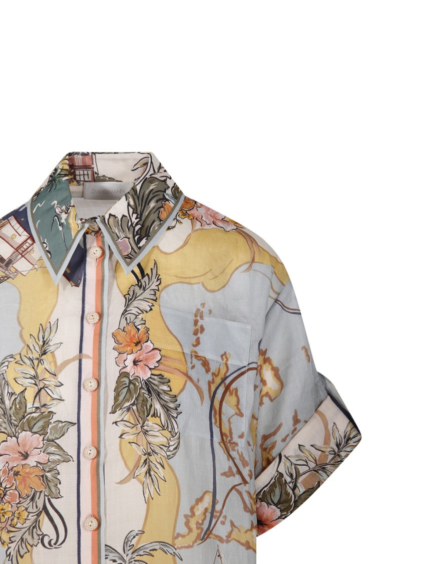 Zimmermann Tallow Relaxed Shirt