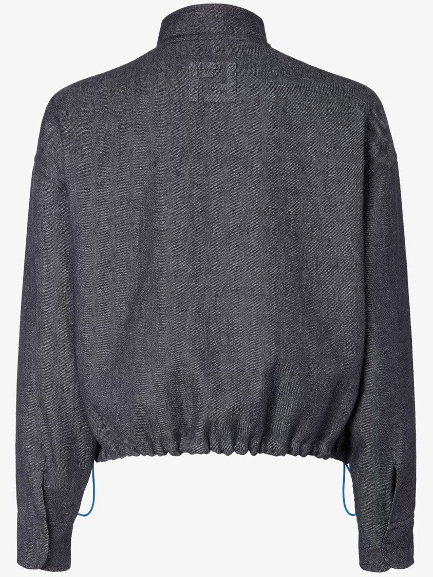 Fendi Rev Denim Double Reversible Blouson Jacket