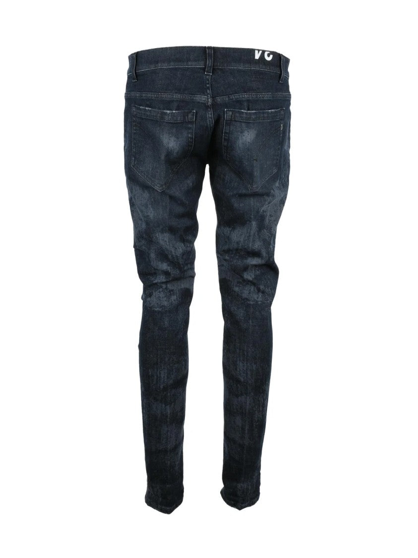 Dondup Black Skinny-Leg Stretch Jeans