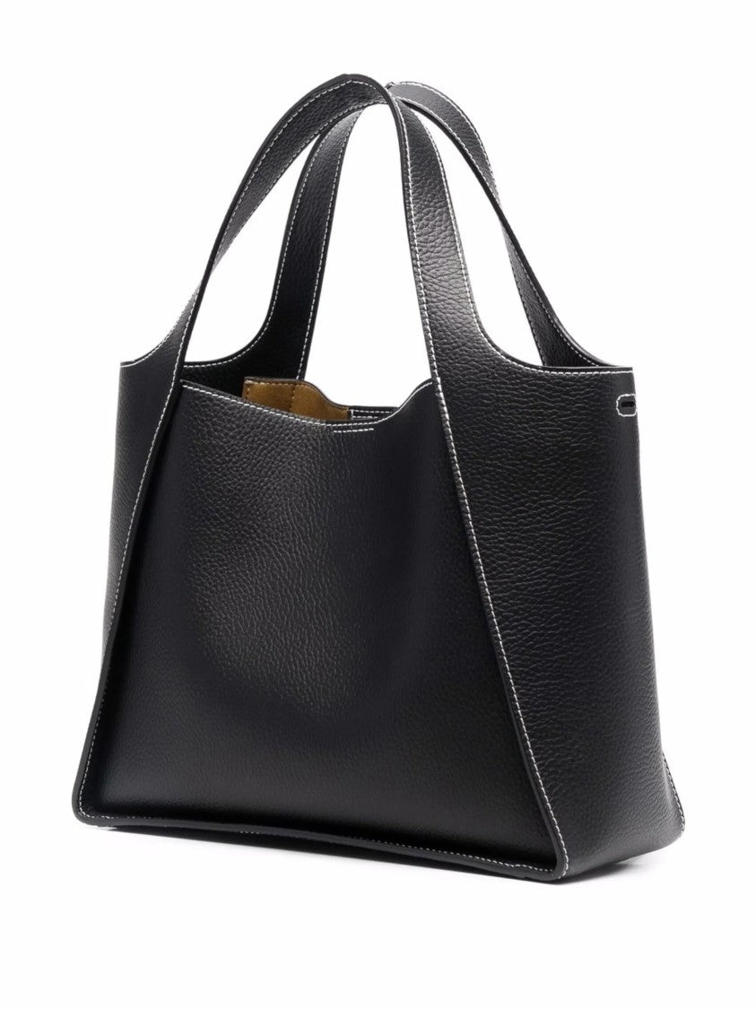 Stella Mccartney Structured Logo Crossbody Tote Bag With Dual Handles