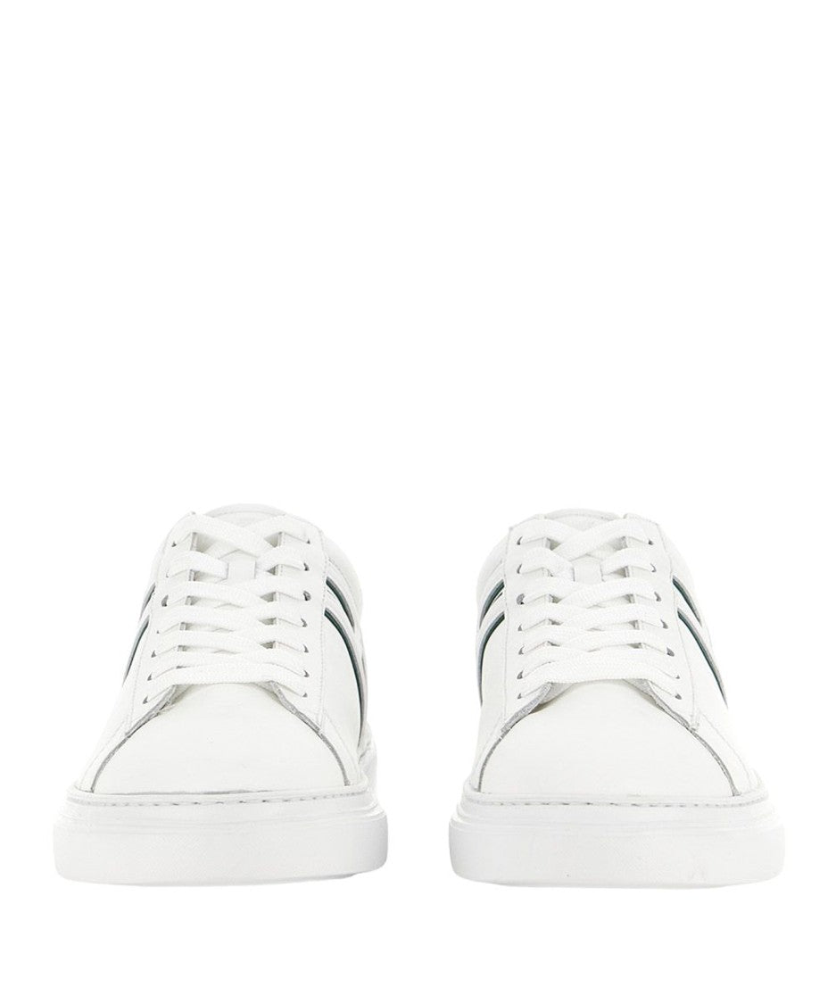 Hogan Low-Top Sneakers With Dark Green Accents
