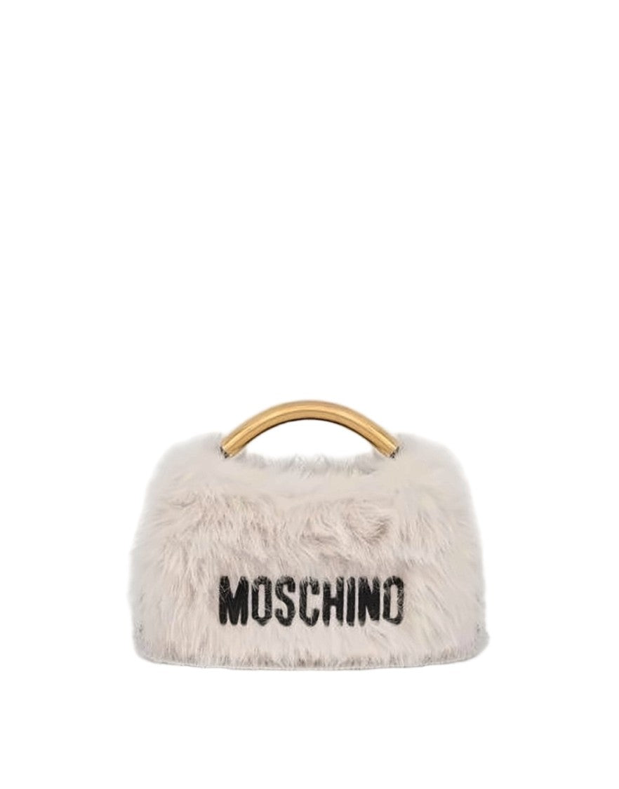 Moschino Plush Tote Bag With Structured Shape