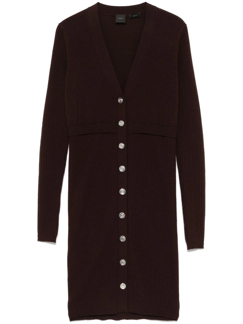 Pinko Long-Sleeve Knitted Dress