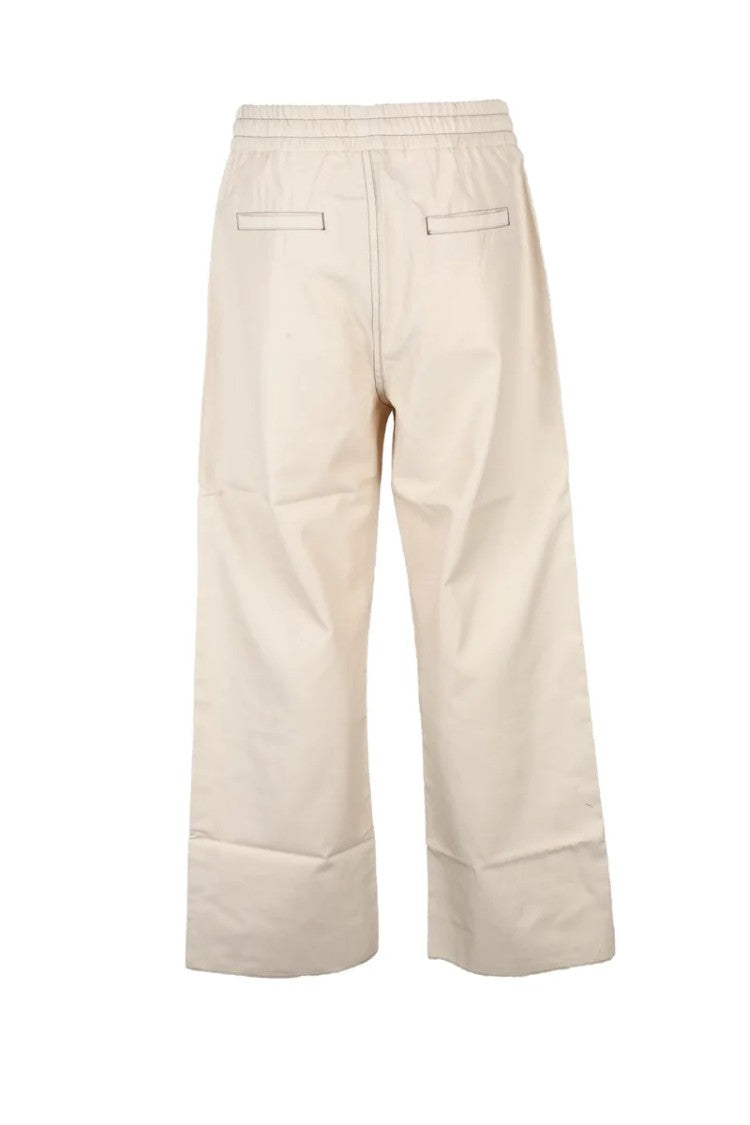 Sunnei Polyester Cotton Pants - Beige