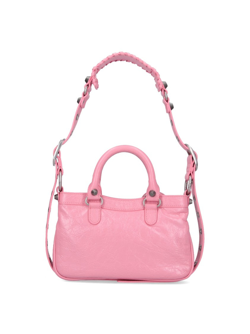 Balenciaga Small 'Neo Cagole' Shoulder Bag – Pink