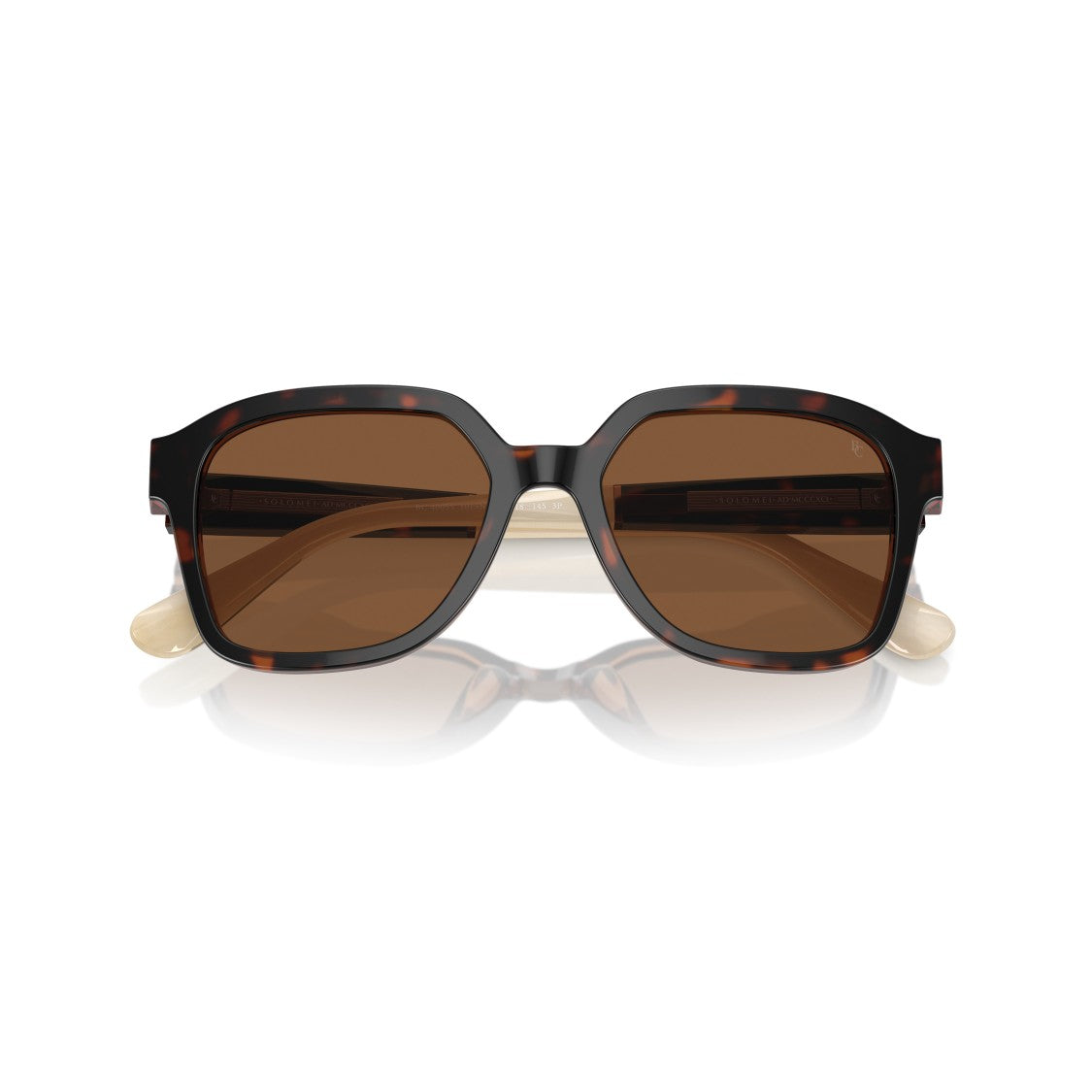 Brunello Cucinelli 0Bc4005s Oversized Tortoiseshell Square Frame Sunglasses