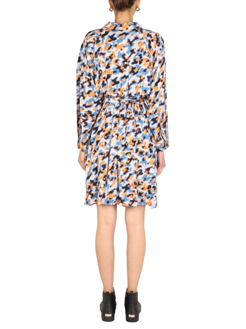 Kenzo "Blurred Flowers" Dress