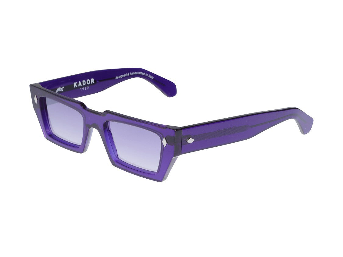 Kador Purple Disko Translucent Gradient Oversized Square Sunglasses