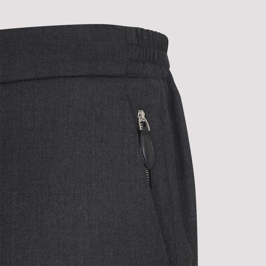 Berluti Dark Lead Mysterious Grey Wool Pants
