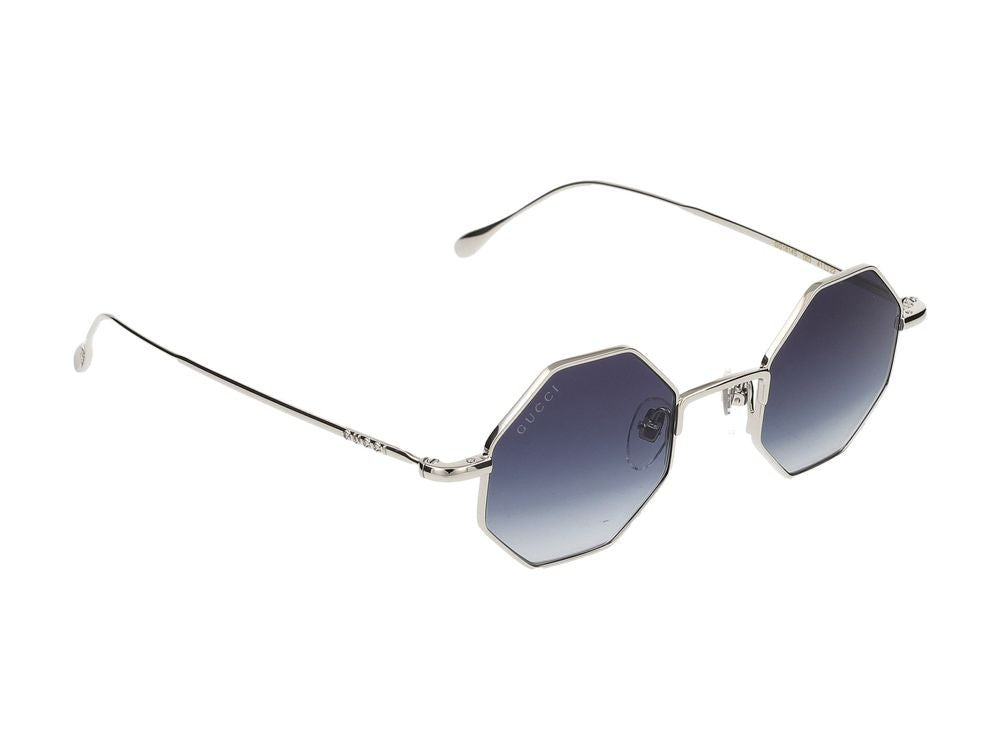 Gucci Sunglasses Gg1814s 003 Silver Silver Blue 41/22/145