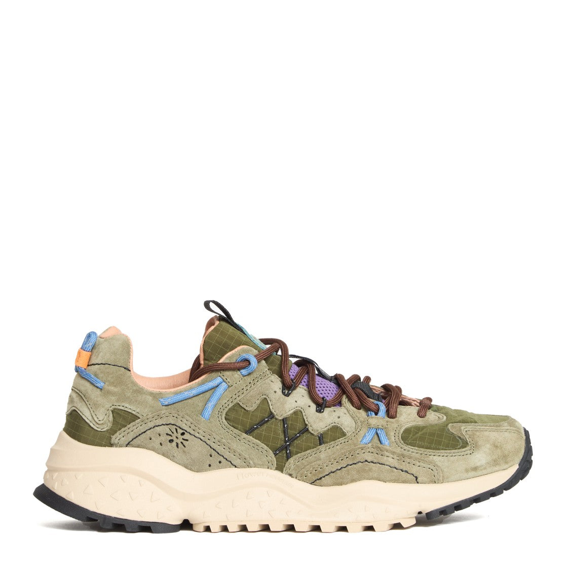 Flower Mountain Yambushi Uni Suede And Nylon Sneakers