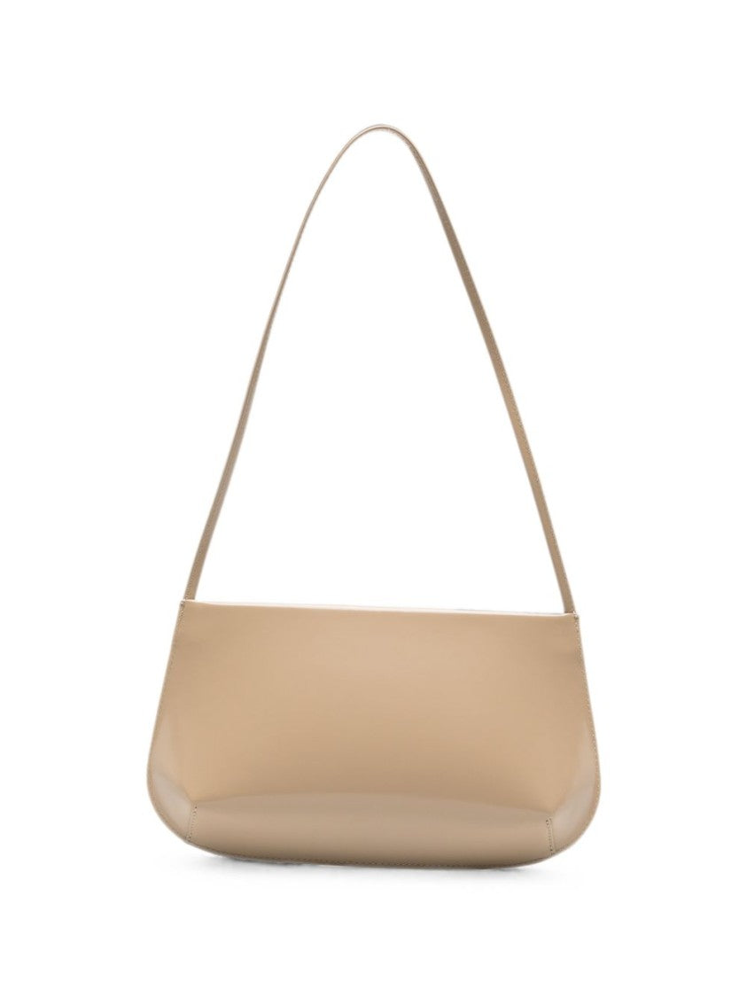 Fane Beige Bra Smooth Leather Shoulder Bag