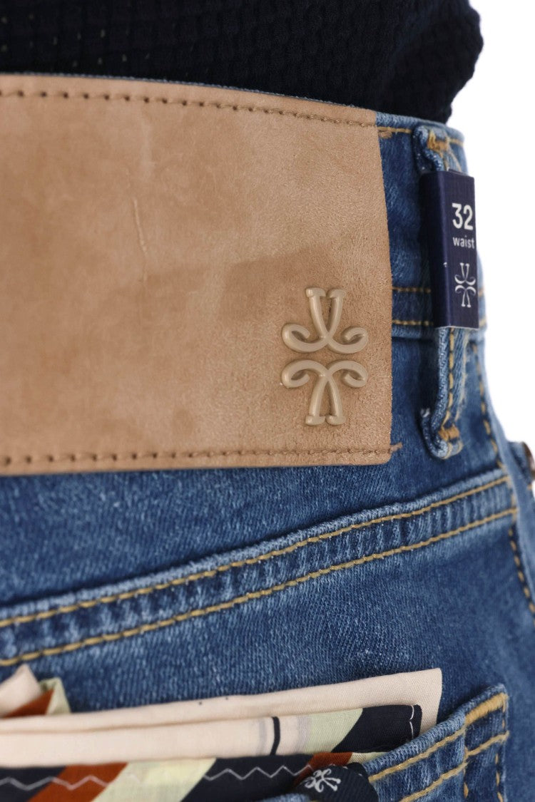Jacob Cohen Scott Carrot Fit Stretch Denim Jeans