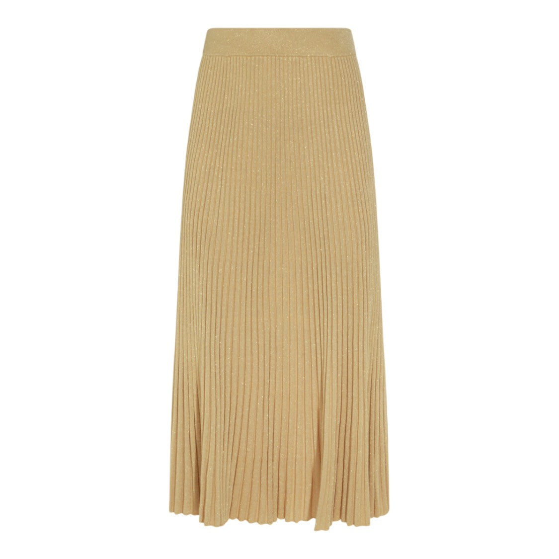 Zimmermann Midi Skirt With Ribbed Texture And Flared Hem