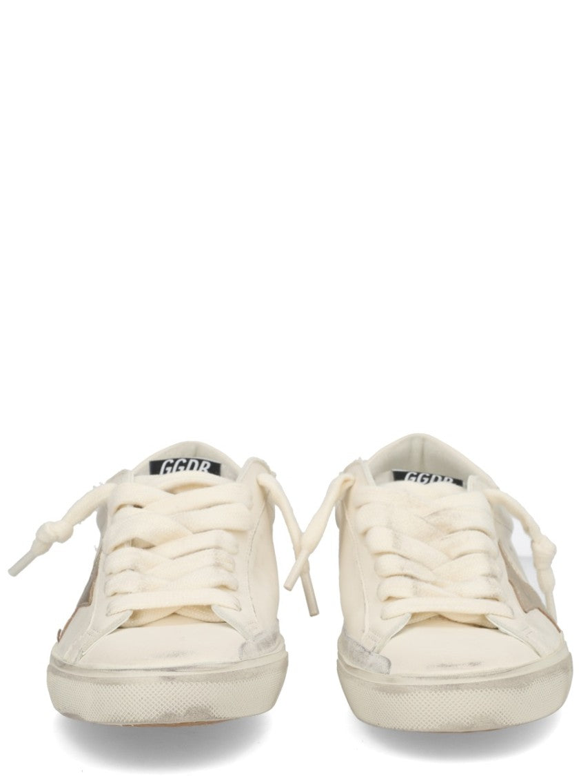 Golden Goose Super Star Distressed Leather Sneakers
