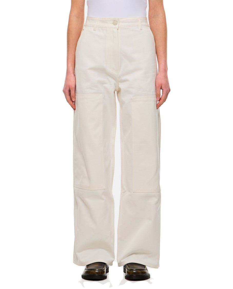 Cecilie Bahnsen Wide-Leg Virgin Denim Trousers