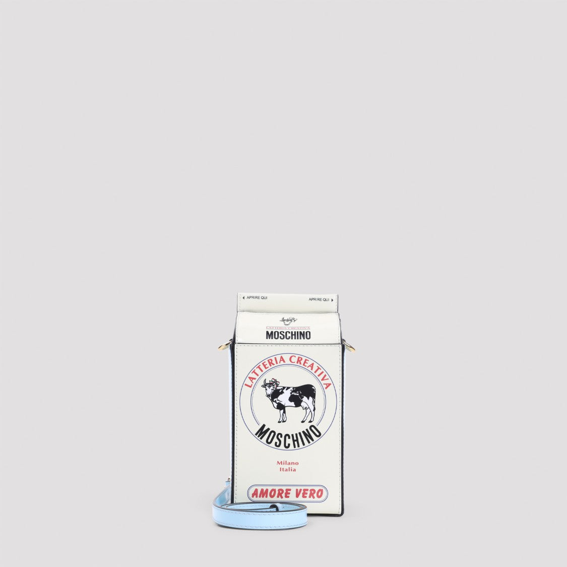 Moschino Milk Carton-Inspired Shoulder Bag