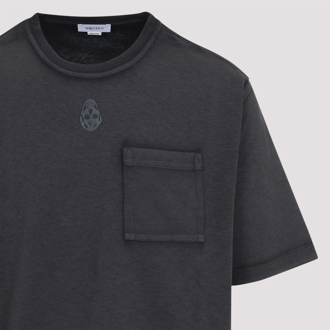 Alexander Mcqueen Black Cotton T-Shirt