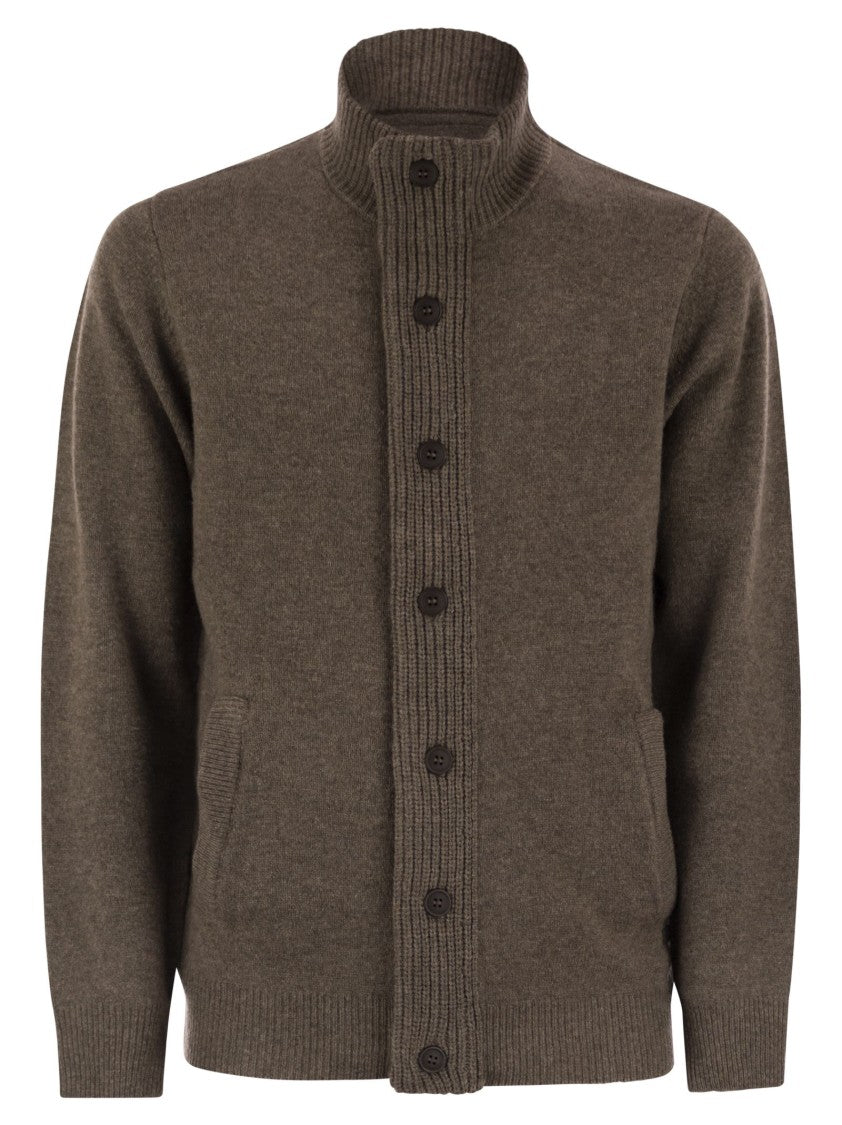 Barbour Zip-Up Jumper Patch