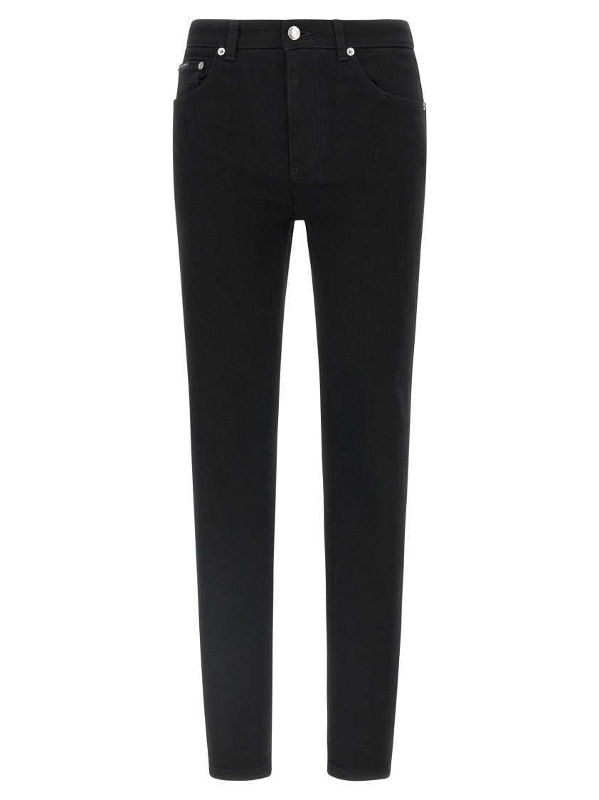 Dolce & Gabbana Slim Fit Stretch Cotton Denim Trousers