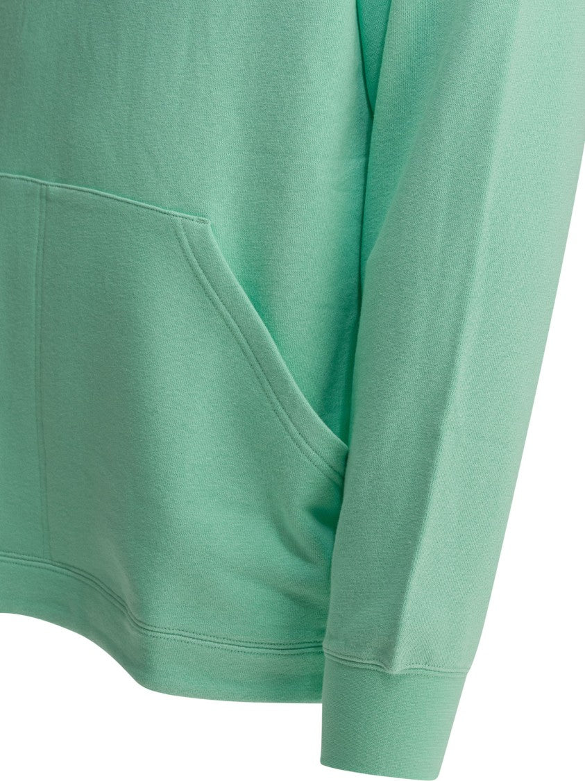 Beams Plus Relaxed-Fit Half-Zip Sweatshirt With Buttoned Collar Tab