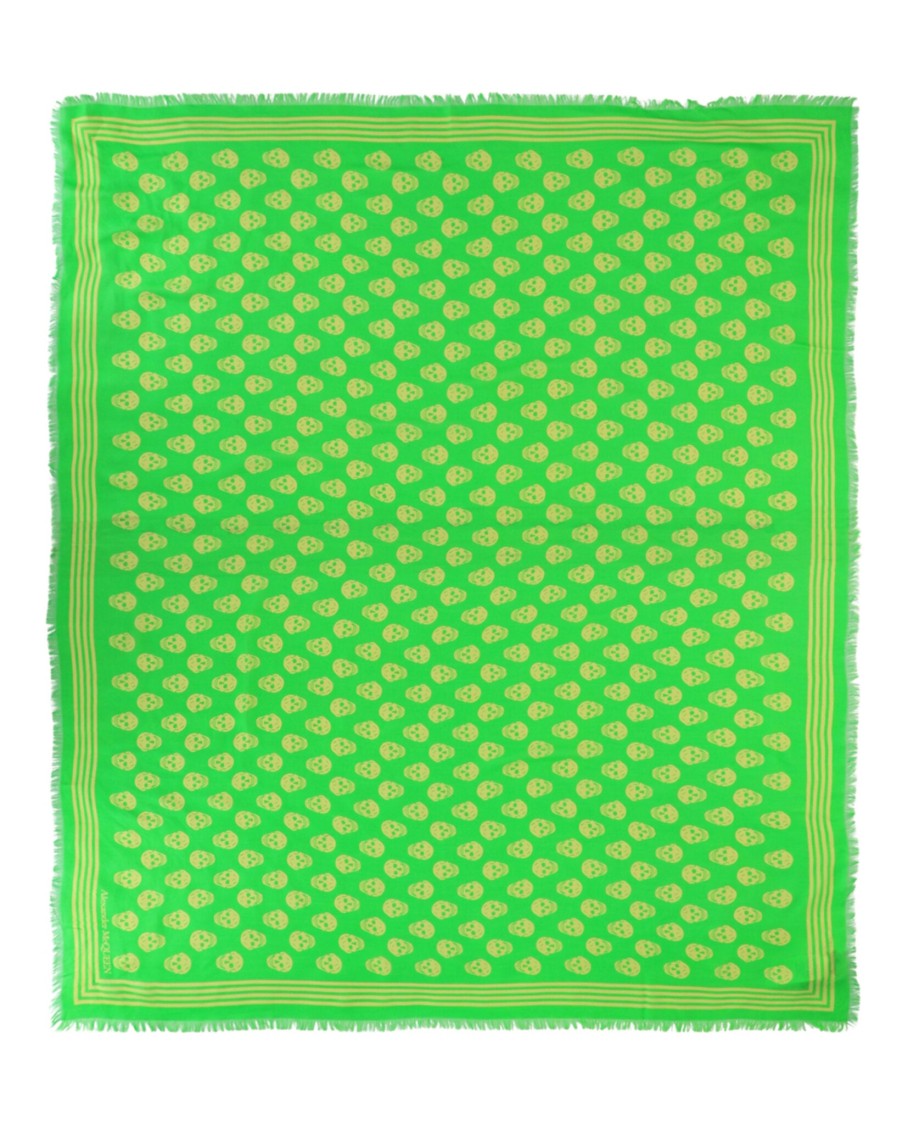 Alexander Mcqueen Skull Print Scarf