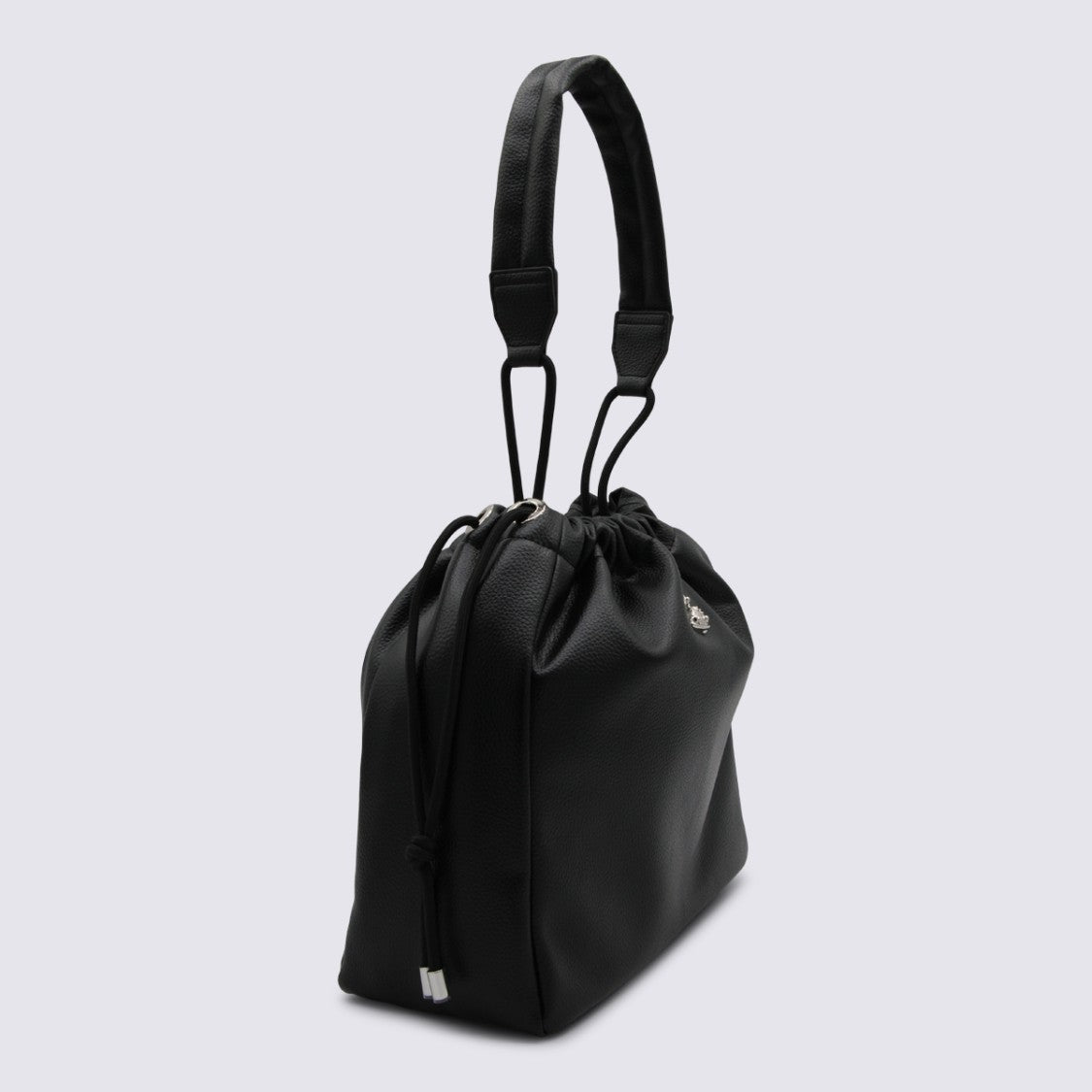Vivienne Westwood Black Lace-Fastening Satchel