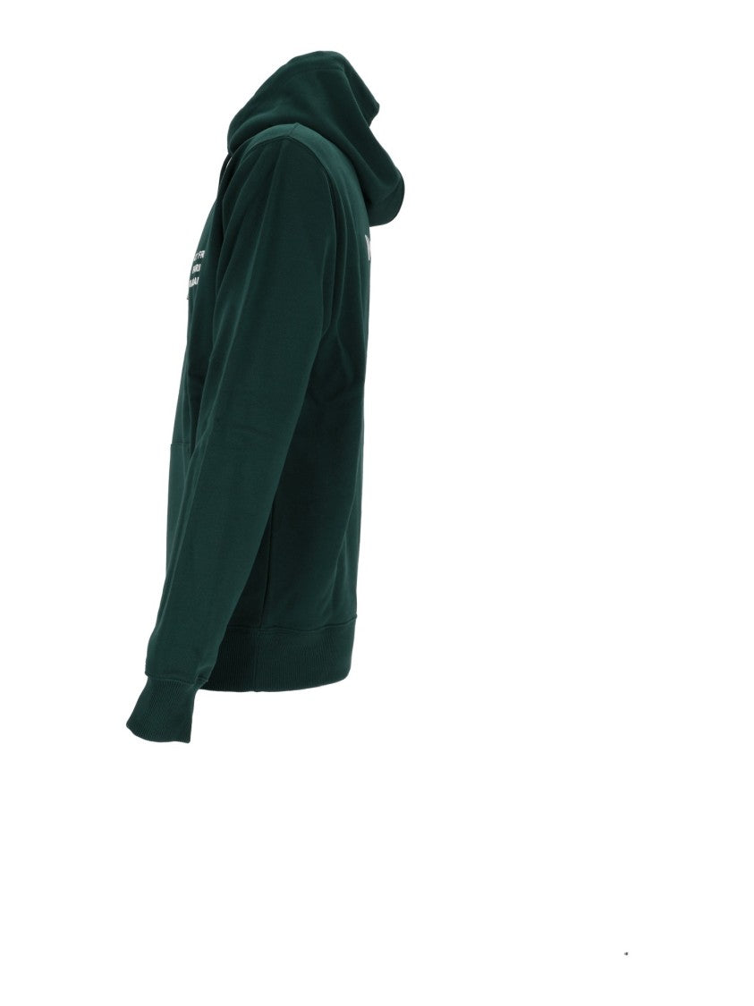 Drôle De Monsieur Dark Green Bold Slogan Hoodie
