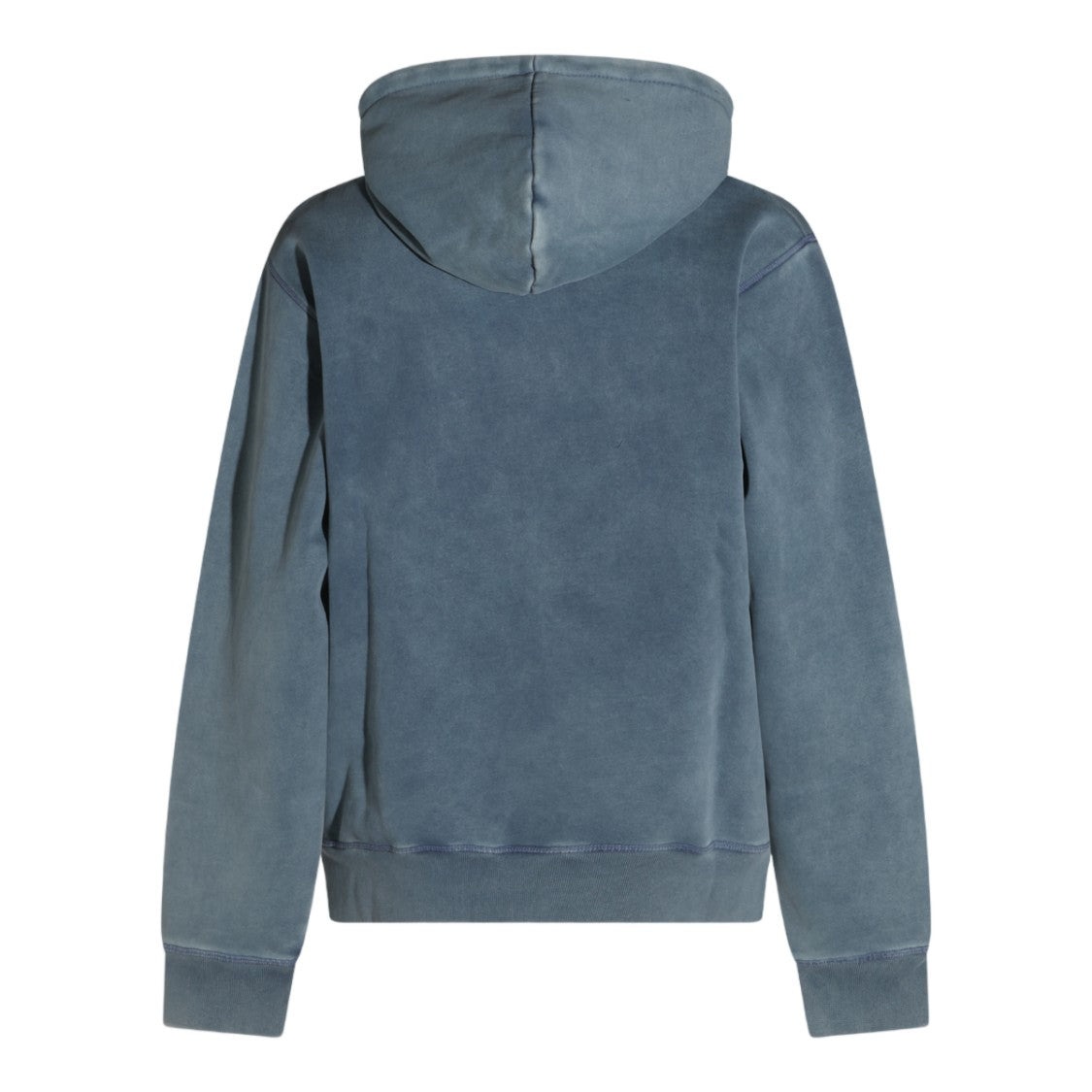 Arte Antwerp Blue Washed Graphic Zip-Through Hoodie