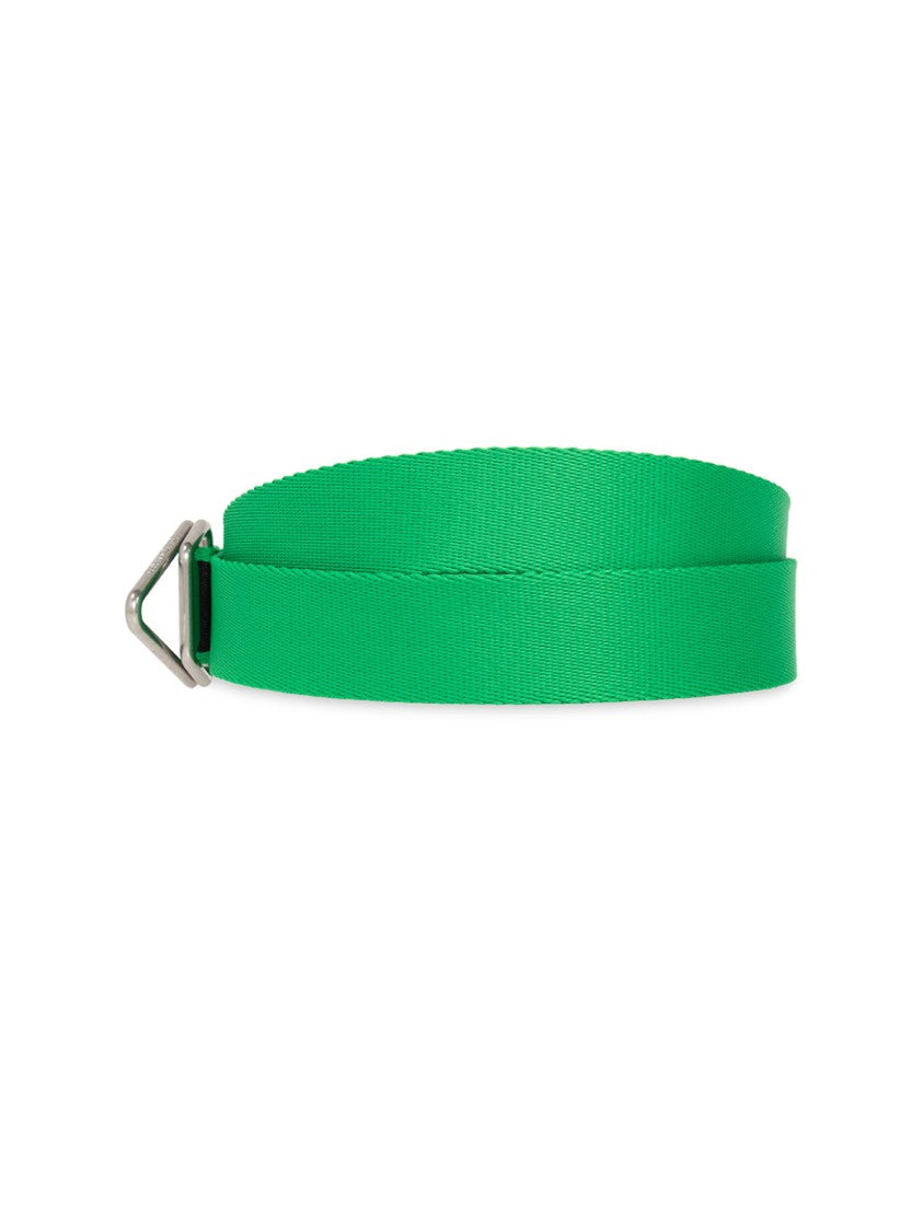 Bottega Veneta Triangle Logo Nastro Reverse Belt