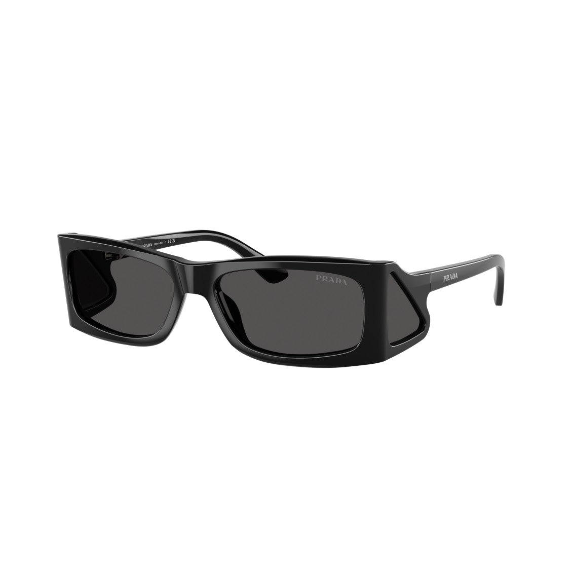 Prada 0Pr B03s Bold Rectangular Acetate Sunglasses