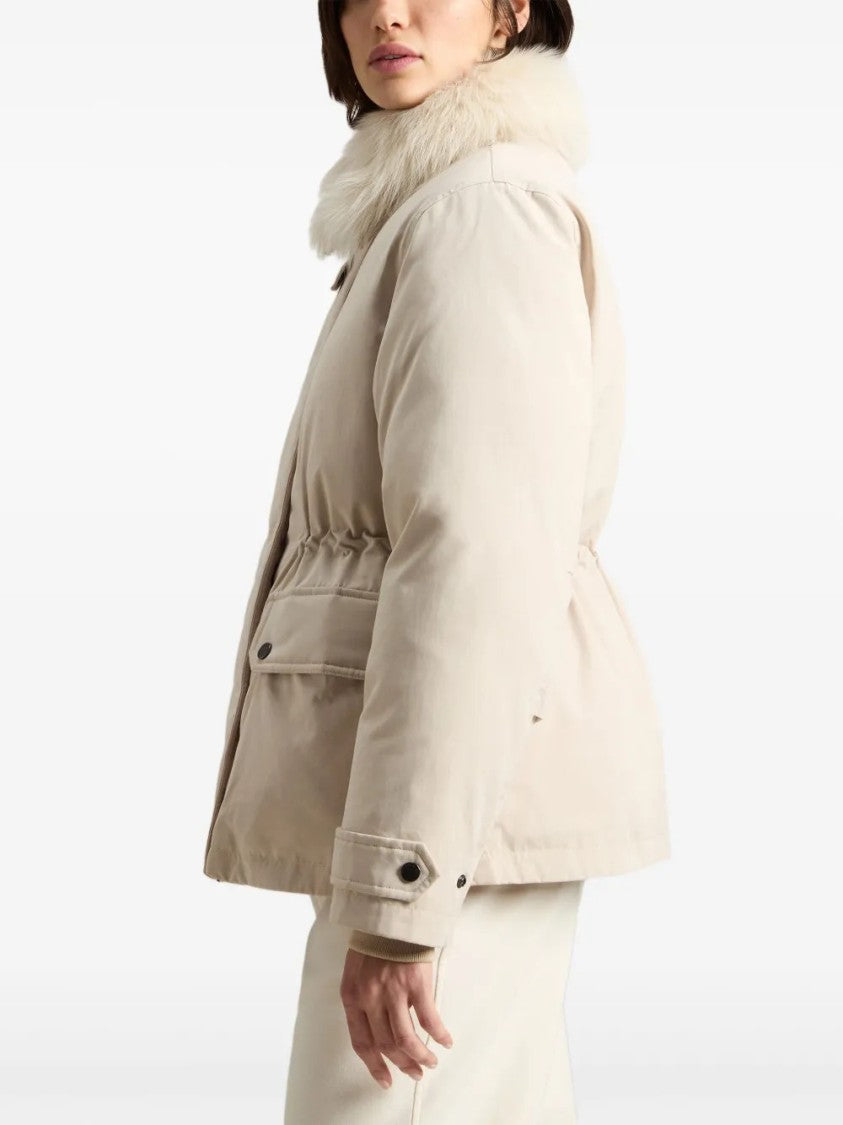 Woolrich Beige Cotton-Polyester Blend Jacket