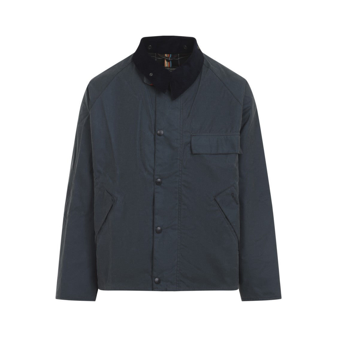 Barbour X Paul Smith Transport Waxed Grey Cotton Jacket