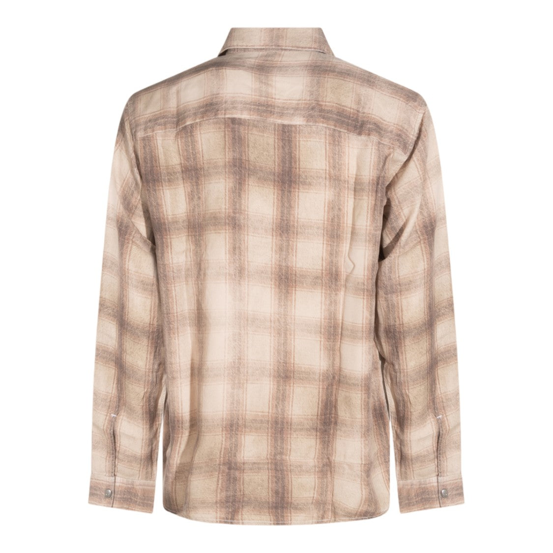 Diesel Muted Plaid Casual Shirt With Classic Collar