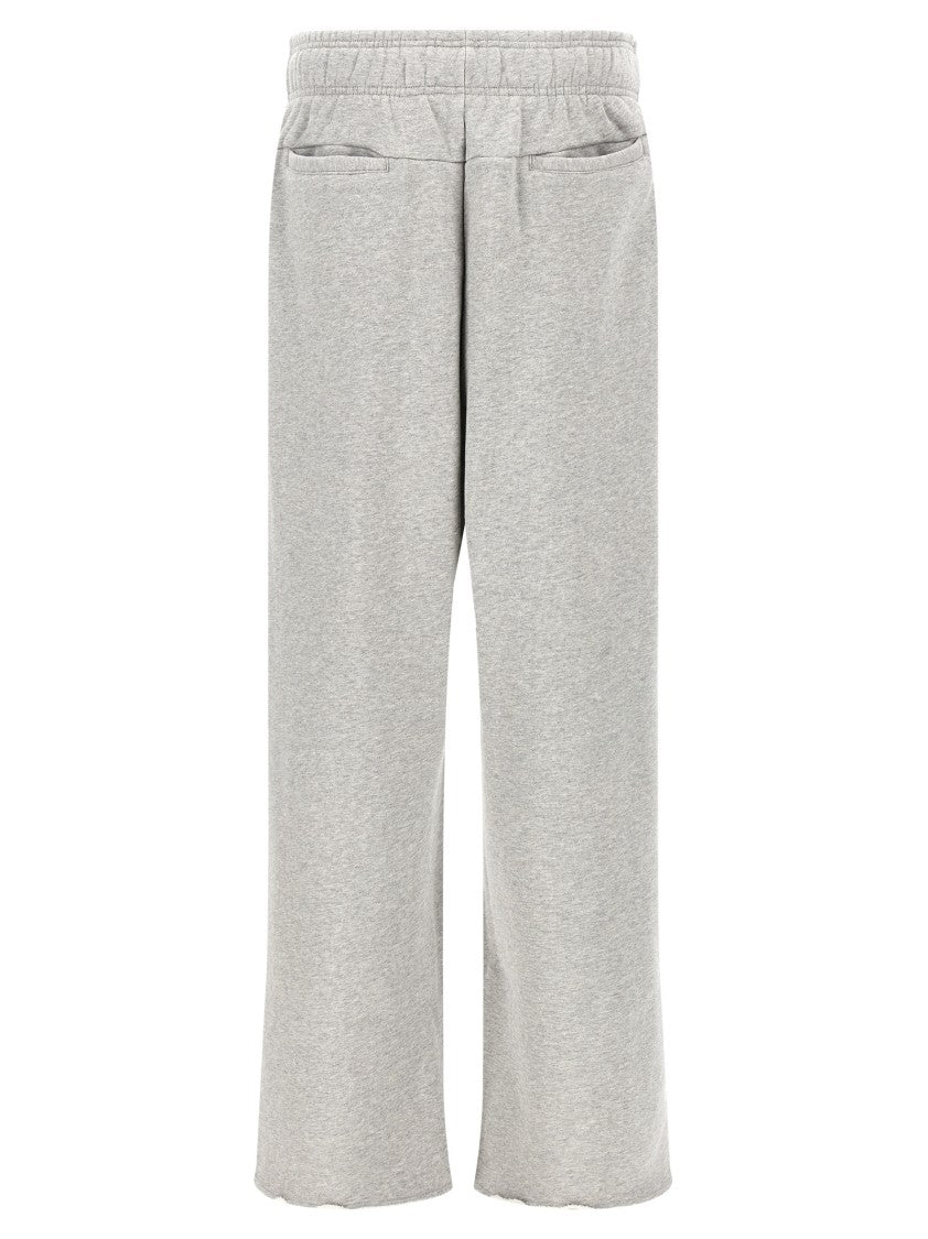 Entire Studios Wide-Leg Cotton Pants With Raw Cut Hem And Adjustable Waistband