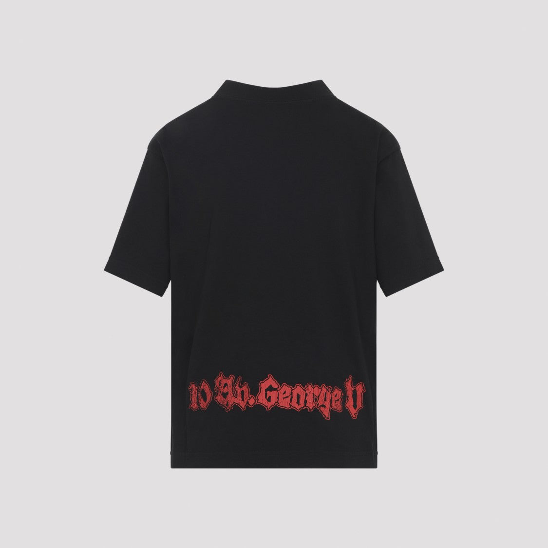 Balenciaga Black Cotton T-Shirt