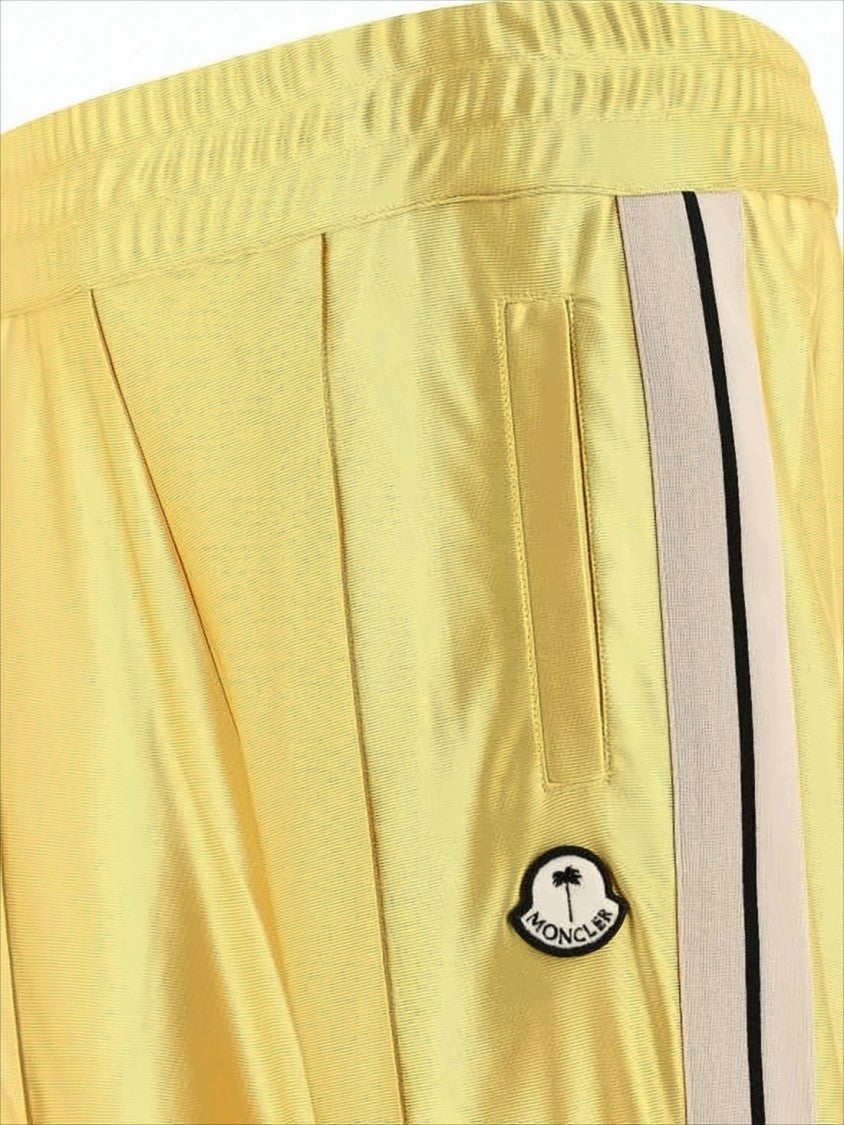 Moncler Relaxed Fit Yellow Pants