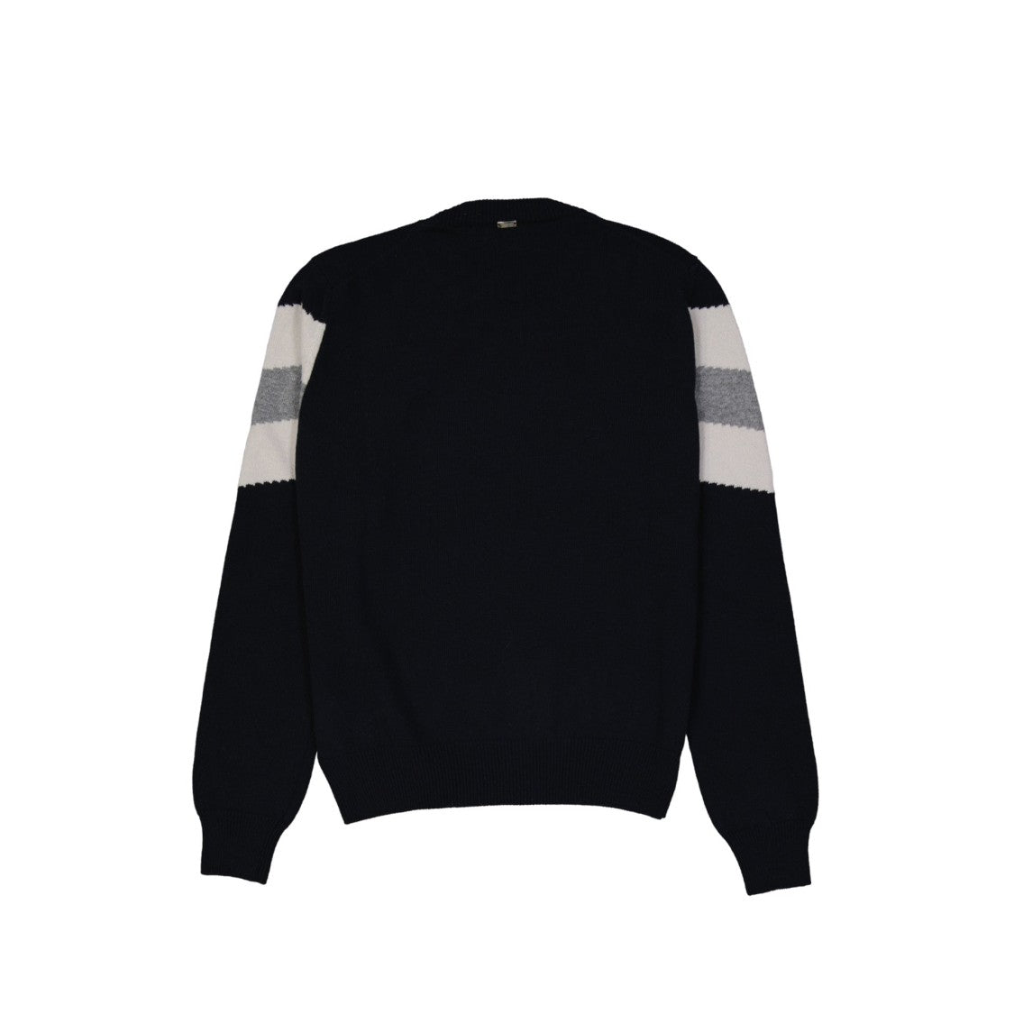 Herno Zigzag-Stripe Wool Sweater With Bold Chevron Pattern