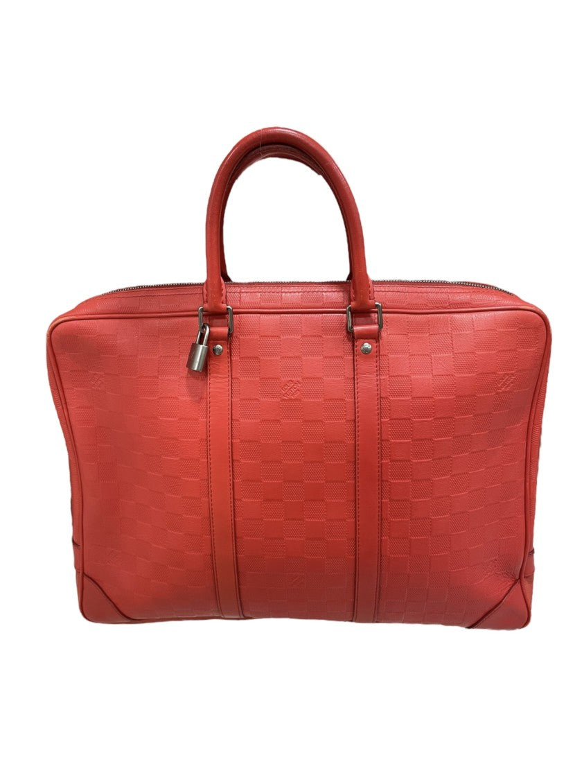 Louis Vuitton Voyage Mm Red Damier