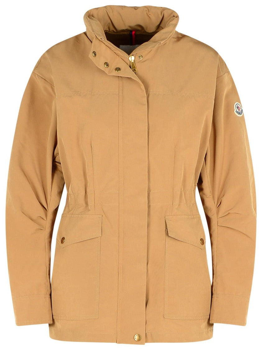 Moncler Nades' Beige Polyester Blend Jacket