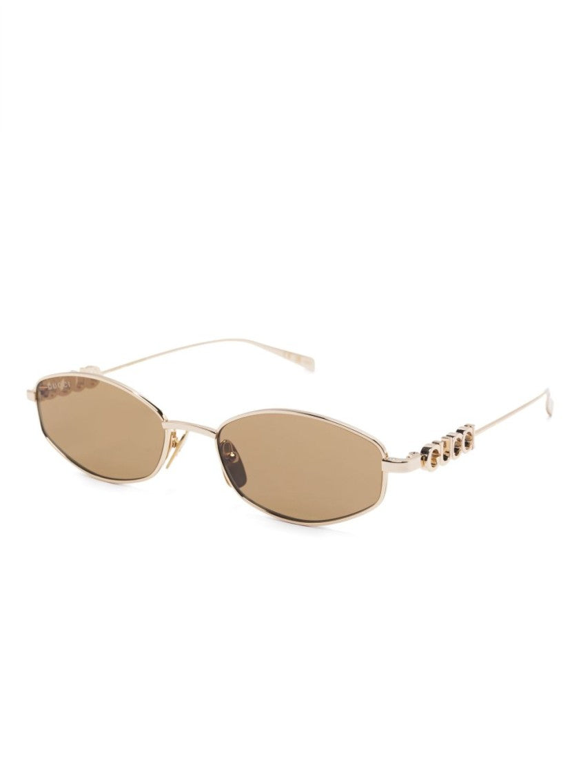 Gucci Oval Frame Sunglasses