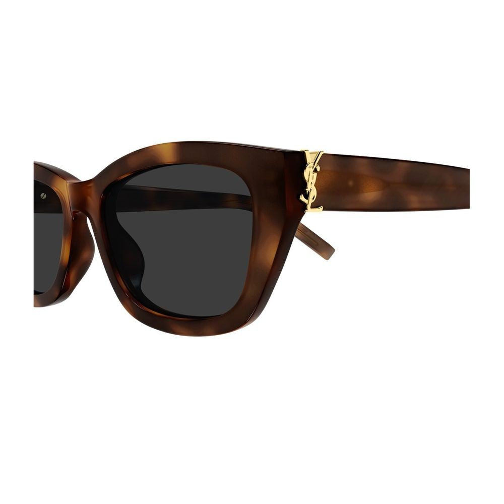 Saint Laurent Sl M153 Linea Monogram Honey Havana Acetate Sunglasses