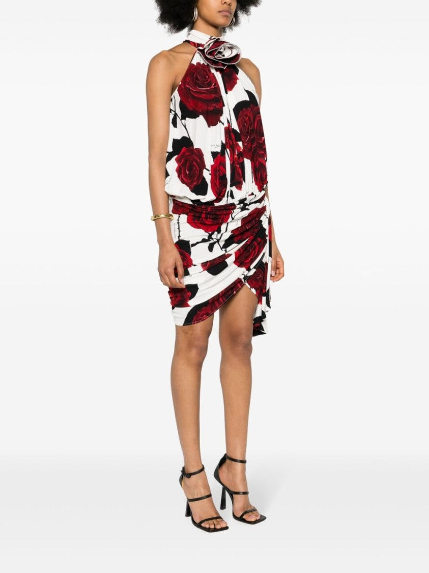 Balmain White Jersey Dress