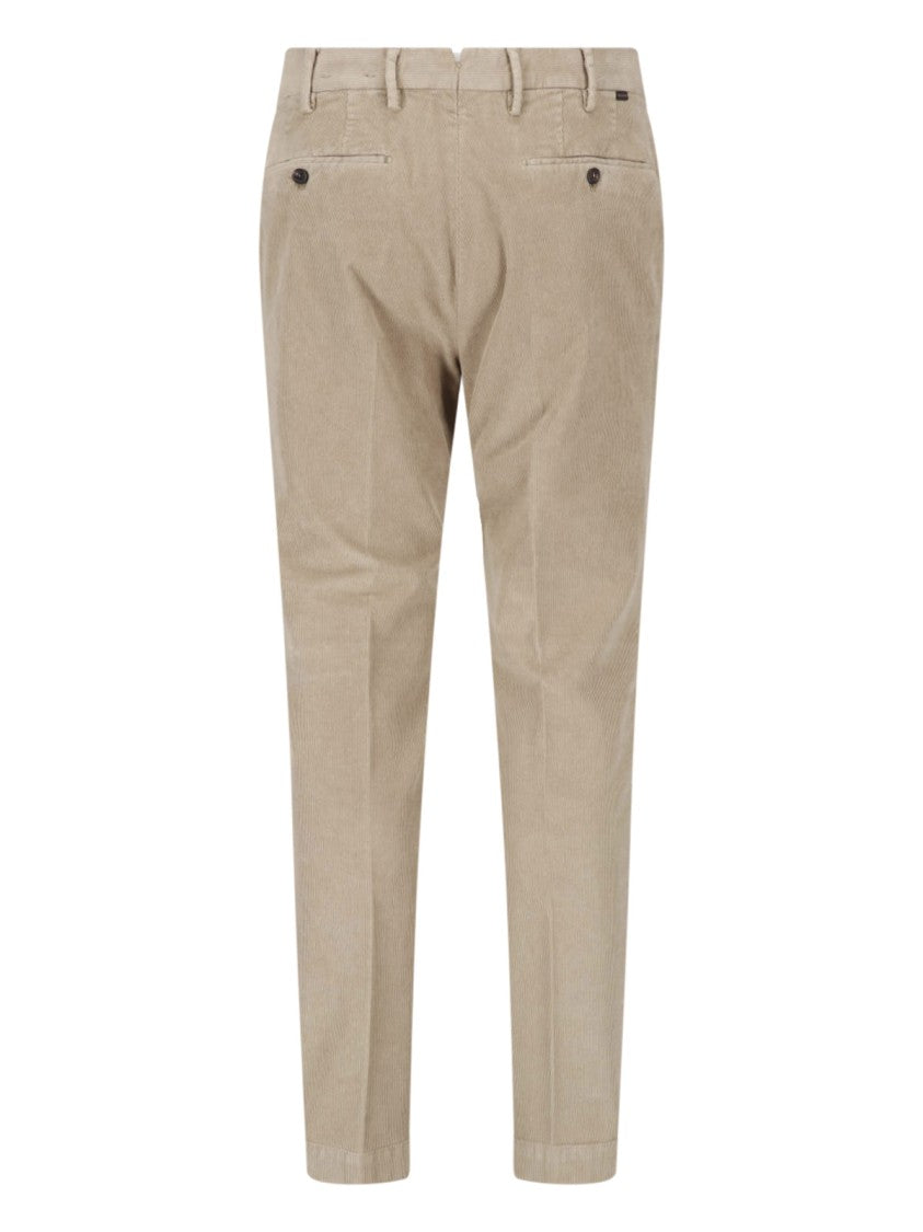 Incotex Beige Slim Tailored Cotton Pants