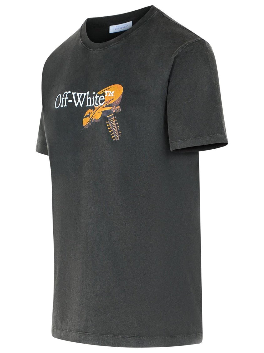 Off-White 'Cupid Arrow' Black Cotton T-Shirt