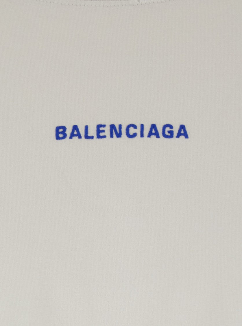 Balenciaga White Crewneck T-Shirt