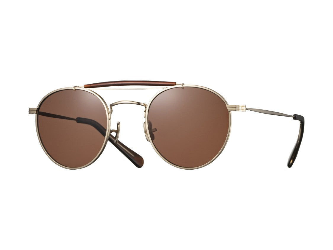 Eyevan Track Sun Classic Double Bridge Aviator Sunglasses