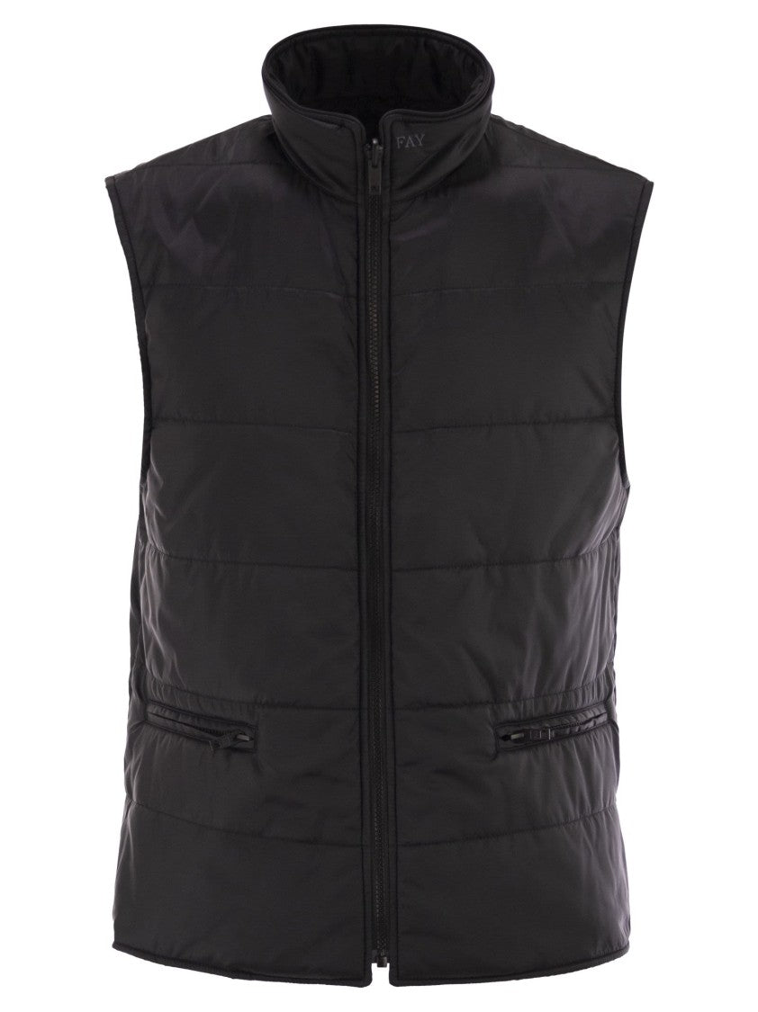 Fay Double Coat In Wool And Cashmere Cloth