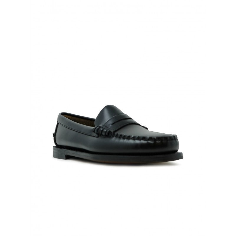 Sebago Dan Black Leather Loafers